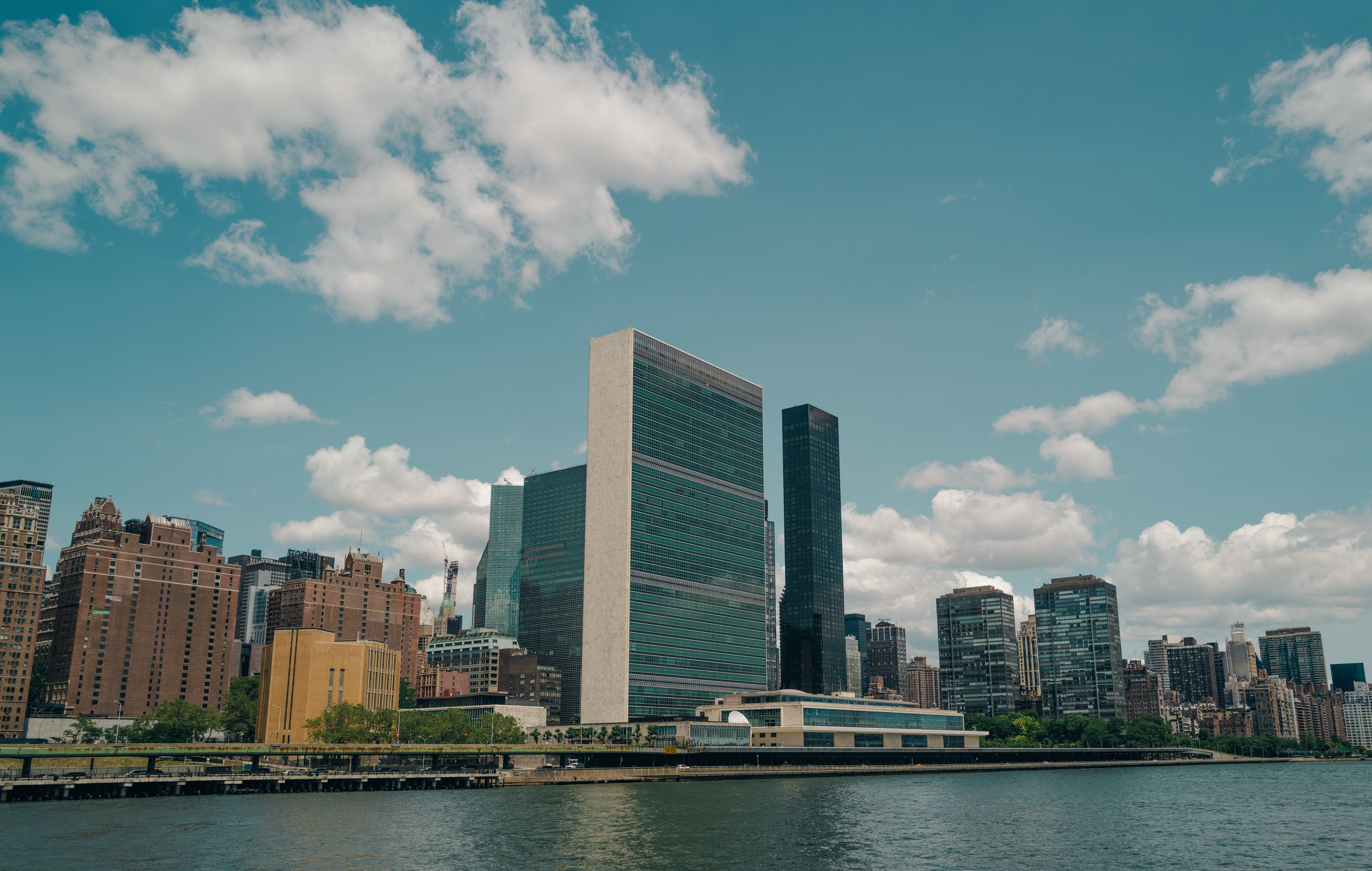 UN Building from the East River